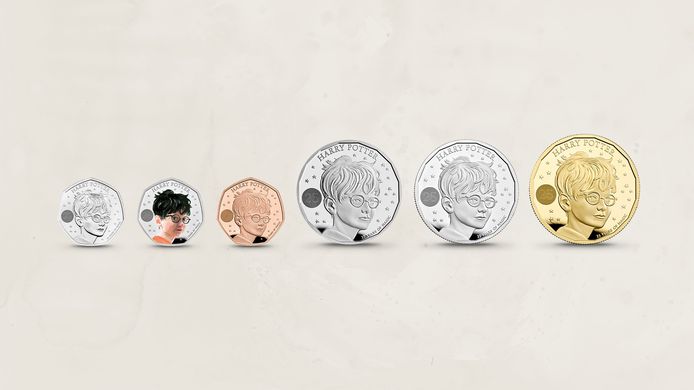 Royal Mint kondigt ‘Harry Potter’-muntencollectie aan.