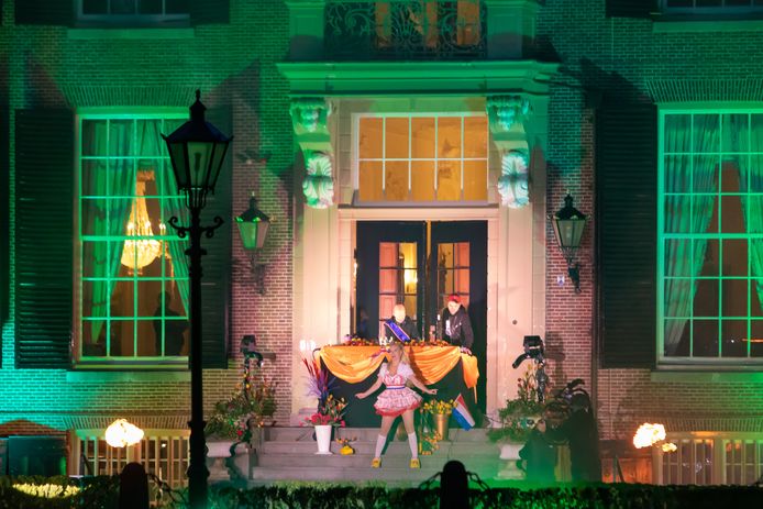 Kasteel Groeneveld in Baarn in de spotlights voor Koningsdag 2021. Foto ter illustratie.