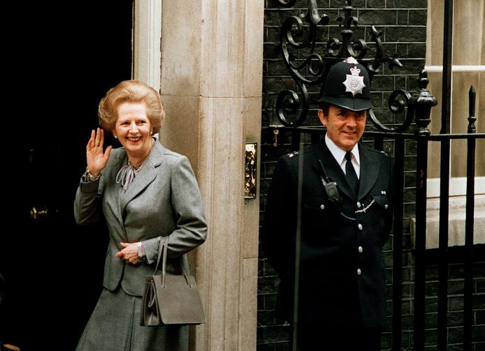 Margaret Thatcher en 1980.