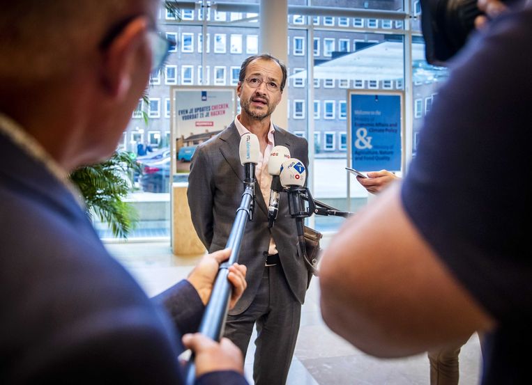 Minister Eric Wiebes van economische zaken en klimaat Beeld ANP