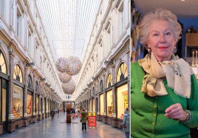Véronique woont boven de Koningsgalerijen in hartje Brussel