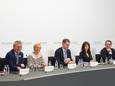 De persconferentie na het begrotingsconclaaf.