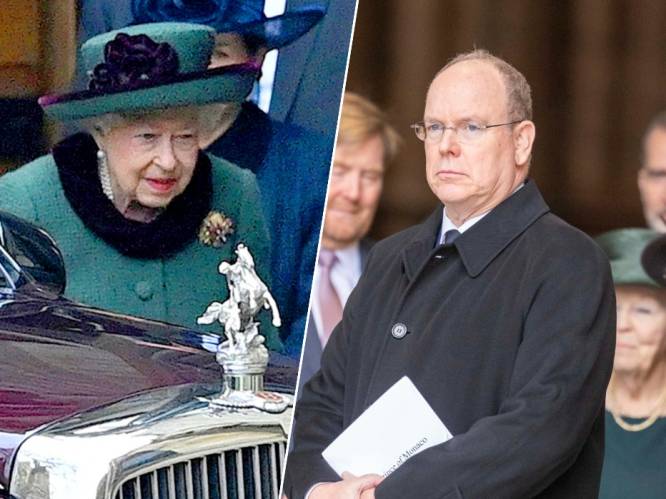 De Queen in rolstoel en prinses Charlene die ontbrak: wat je niet te zien kreeg tijdens herdenking van prins Philip