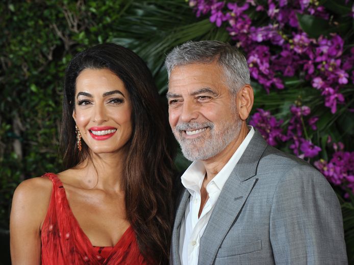 George Clooney en zijn vrouw Amal.