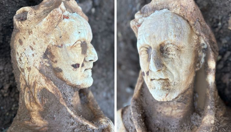 Standbeeld van Hercules dat wellicht dateert uit de Romeinse keizertijd (27 v. Chr. tot 476 n. Chr.). Beeld RV