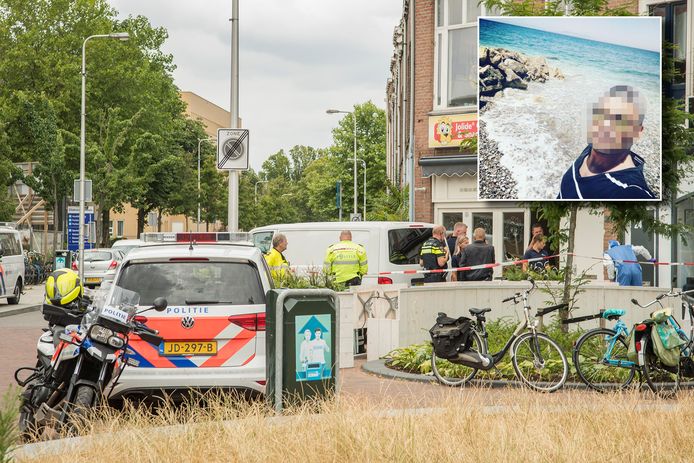 De bosboomstraat in Utrecht, kort na het drama.