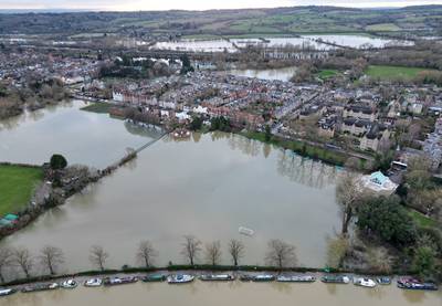 Overstromingsgevaar in grote delen van Engeland door storm Henk