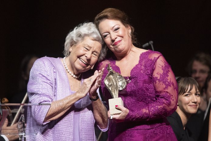 Christa Ludwig (L) op archiefbeeld uit 2019