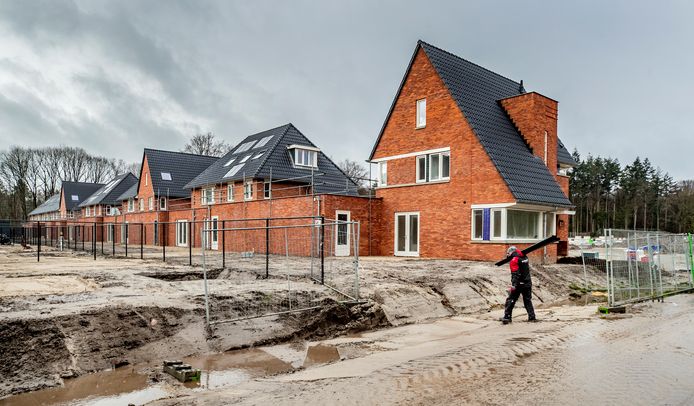 Woningbouw in Ugchelen, gemeente Apeldoorn.