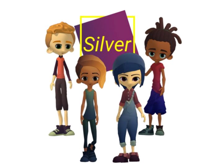 De personages van de game Silver.
