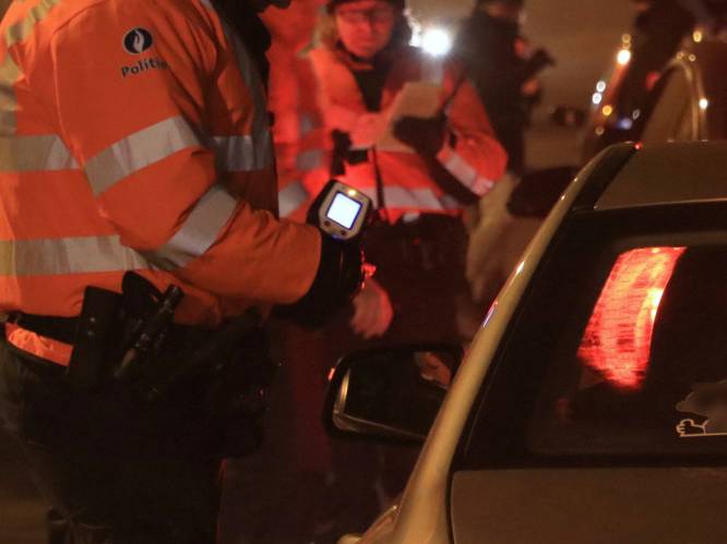 Chauffeur onder invloed betrapt bij controle in Kasteelstraat