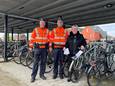 Aan het station van Lichtervelde voerde de politie de fietslabel- en weesfietsenactie uit.