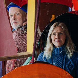 In the chilly hall of the KunstRAI, these artists create a warm maze for their art