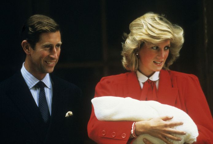 Charles en Diana, hier met baby Harry: "Ze had gehoopt dat ze als partners konden verder gaan, als ouders van de twee jongens."