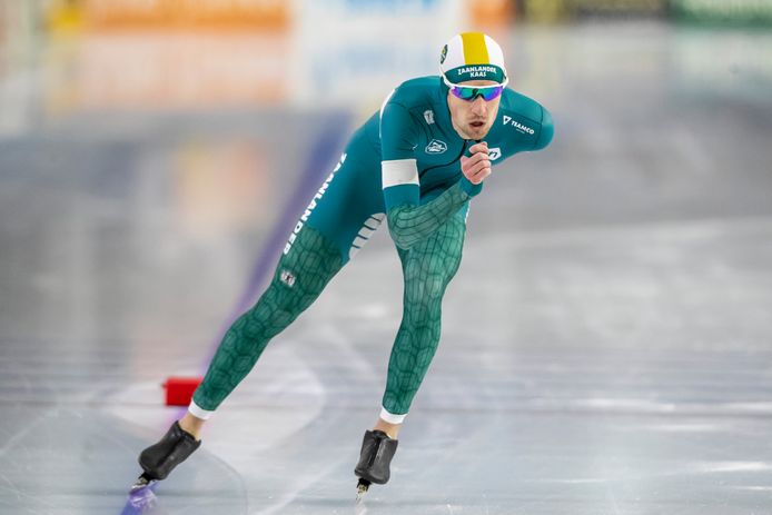 Jos de Vos in actie op het olympisch kwalificatietoernooi in december.