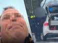 Richard K. tijdens zijn live-video net na het drama.