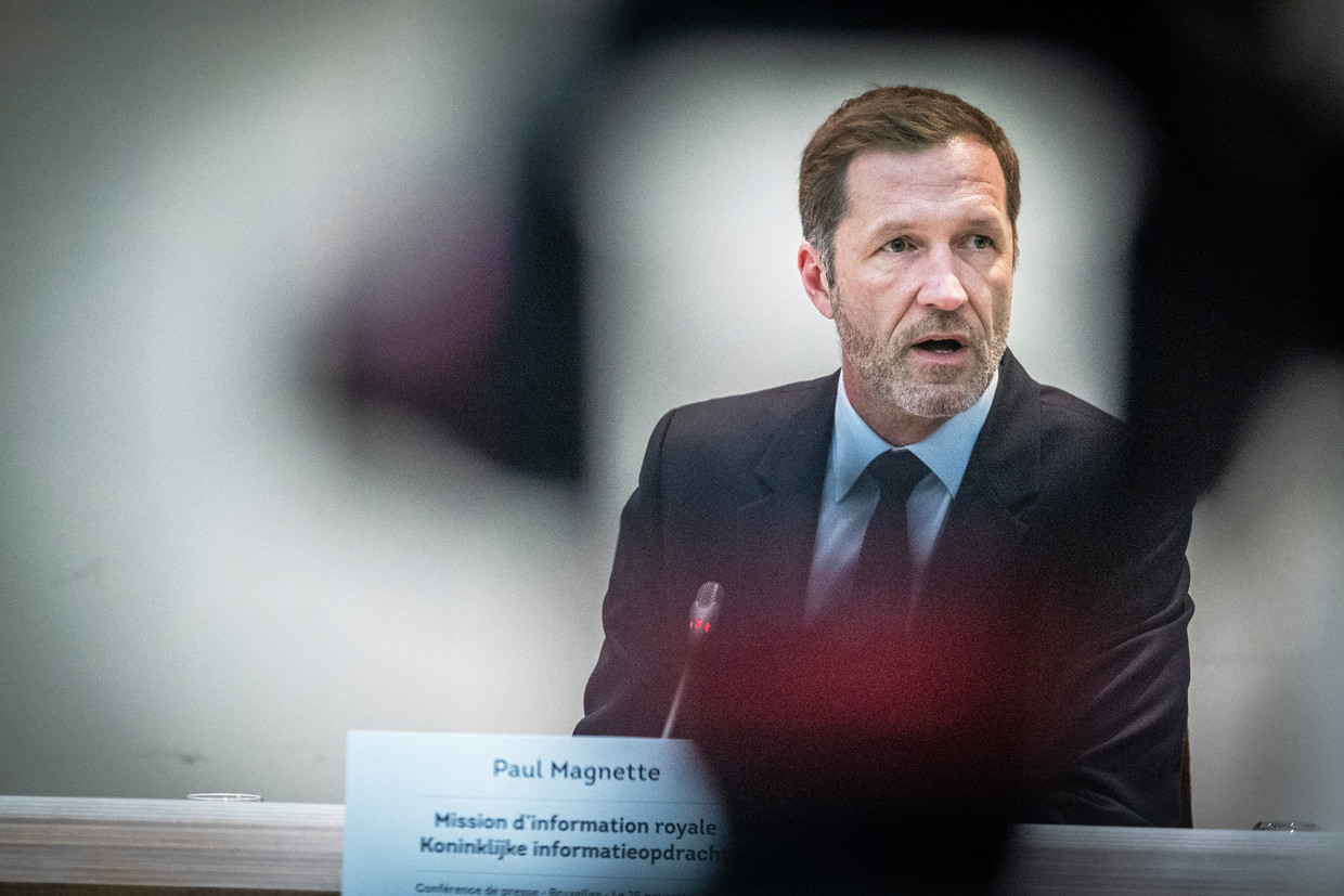PS-voorzitter Paul Magnette. Beeld Tim Dirven