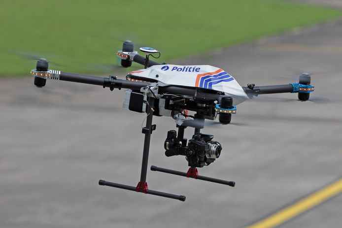 Een drone van de Belgische politie.