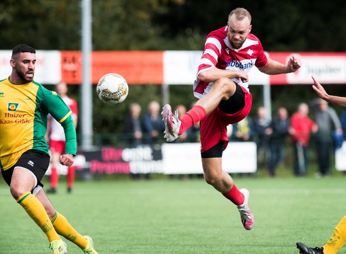 Sander van den Berg leek matchwinnaar te worden voor FC De Bilt, maar Zuidvogels sloeg in blessuretijd toe.