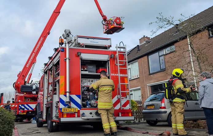 Brand in Papendrecht.