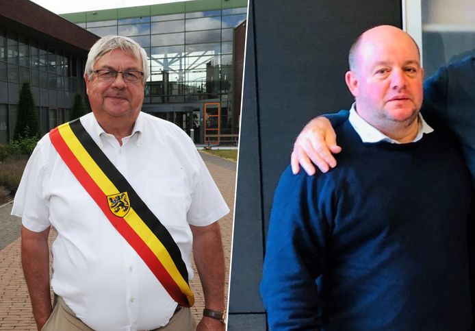 Ex-burgemeester Jos Emmerechts (links) en ex-schepen Wim Verbeke staan terecht voor passieve omkoping.