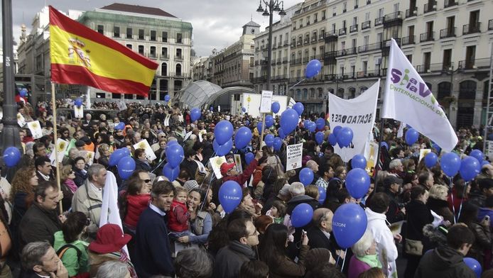 Manifestation anti-avortement à Madrid (6 avril 2013)