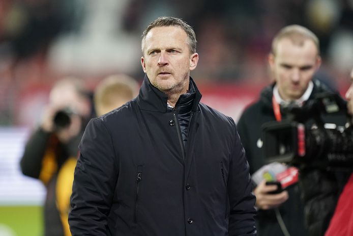 Trainer John van den Brom van FC Utrecht.