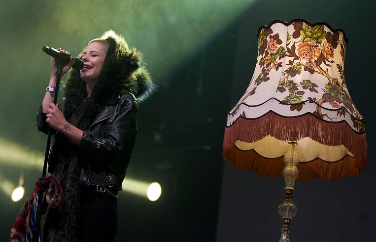Sharon Kovacs op Lowlands 2014. Beeld ANP Kippa