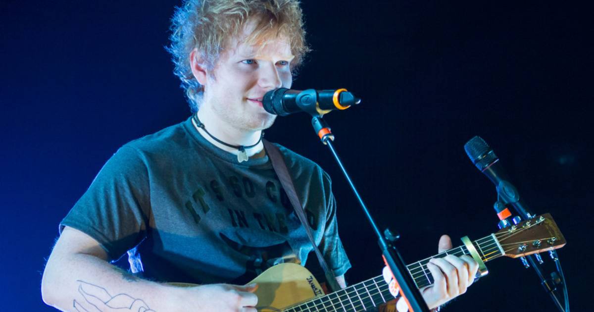 Ed Sheeran transpire, s'habille mal, mais s'en fiche | People | 7sur7.be