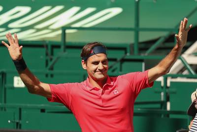 Federer wint eerste match op gras sinds Wimbledon 2019