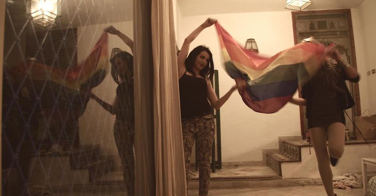 BEELD uit de documentaire ‘Upon the Shadow’ over een lhbti+-woongroep in Tunesië.  Beeld Nada Mezni Hafaiedh