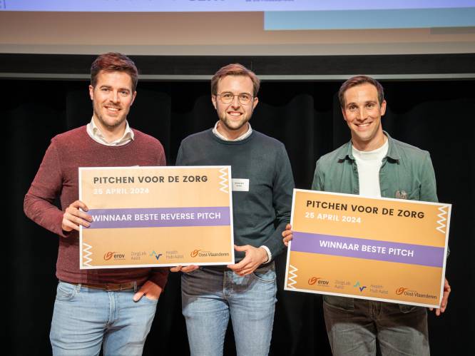 Remko, Dries en Bert winnen ‘Pitchen voor de Zorg’ 