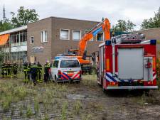 Tweede brand in paar dagen tijd in voormalig gebouw Da Vinci College in Roosendaal
