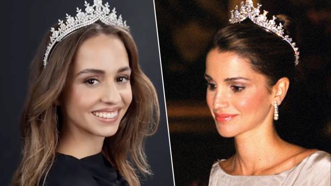 Prinses Iman van Jordanië treedt in het huwelijk: bruid is bijna een exacte kopie van koningin Rania