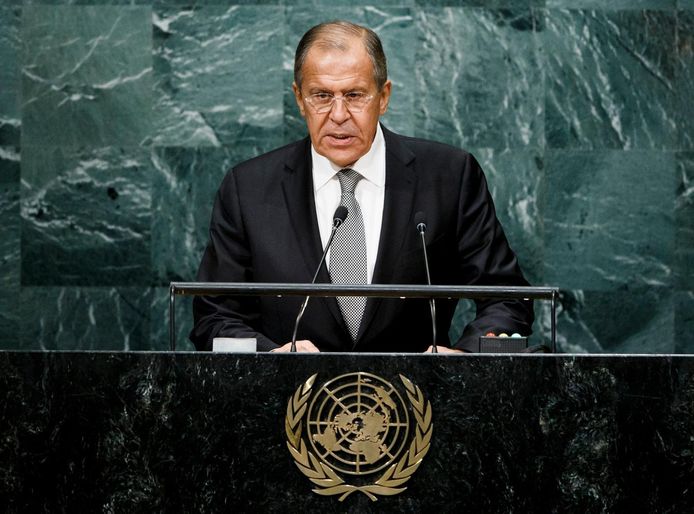 Sergej Lavrov, Russische minister van Buitenlandse Zaken.