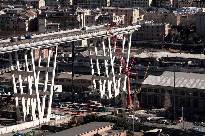 De Morandi-brug in het Italiaanse Genua bezweek op 14 augustus.