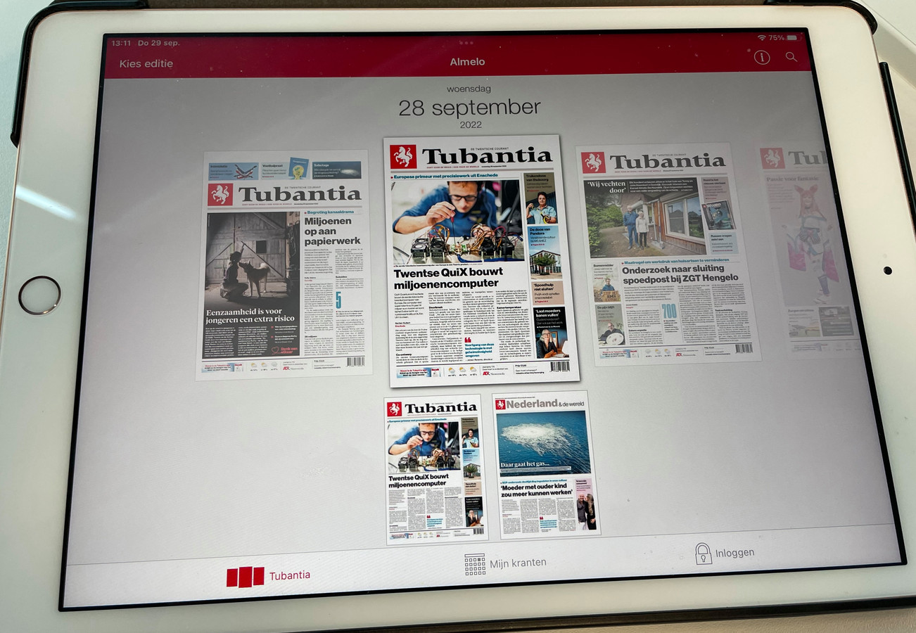 Dit vindt u van een digitale krant ‘Het draagt bij aan een schoner