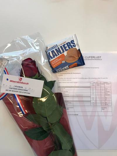 Docenten Waerdenborch Goor persoonlijk langs alle geslaagden