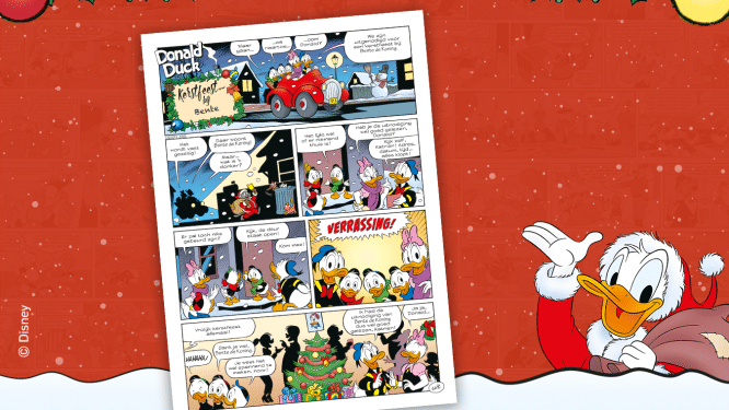 Speel de hoofdrol in jouw eigen Donald Duck kerststrip