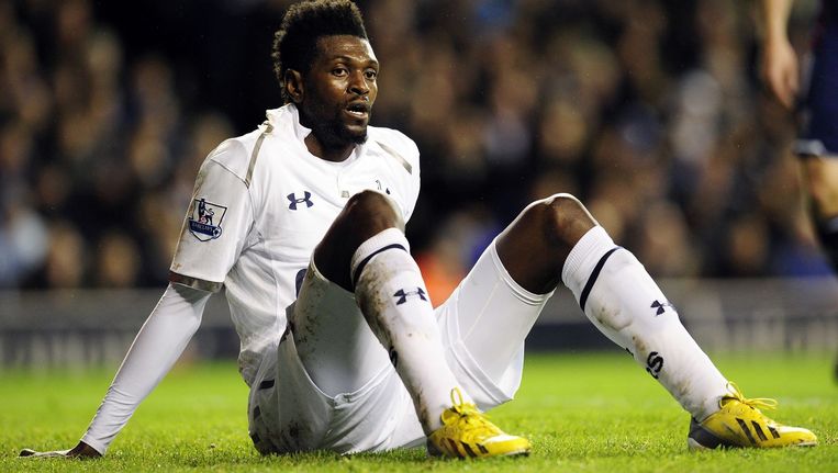 Emmanuel Adebayor Beeld AFP