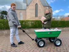 Als moeder Bettine haar zoon Gijs (13) helpt met bezorgen, is hij binnen 1,5 uur klaar