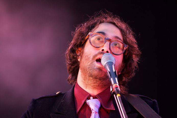 Sean Lennon bij een concert in Den Haag in 2007.