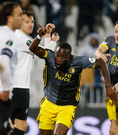 Feyenoord leeft zich uit in Belgrado en kan kwartfinales al bijna niet meer mislopen