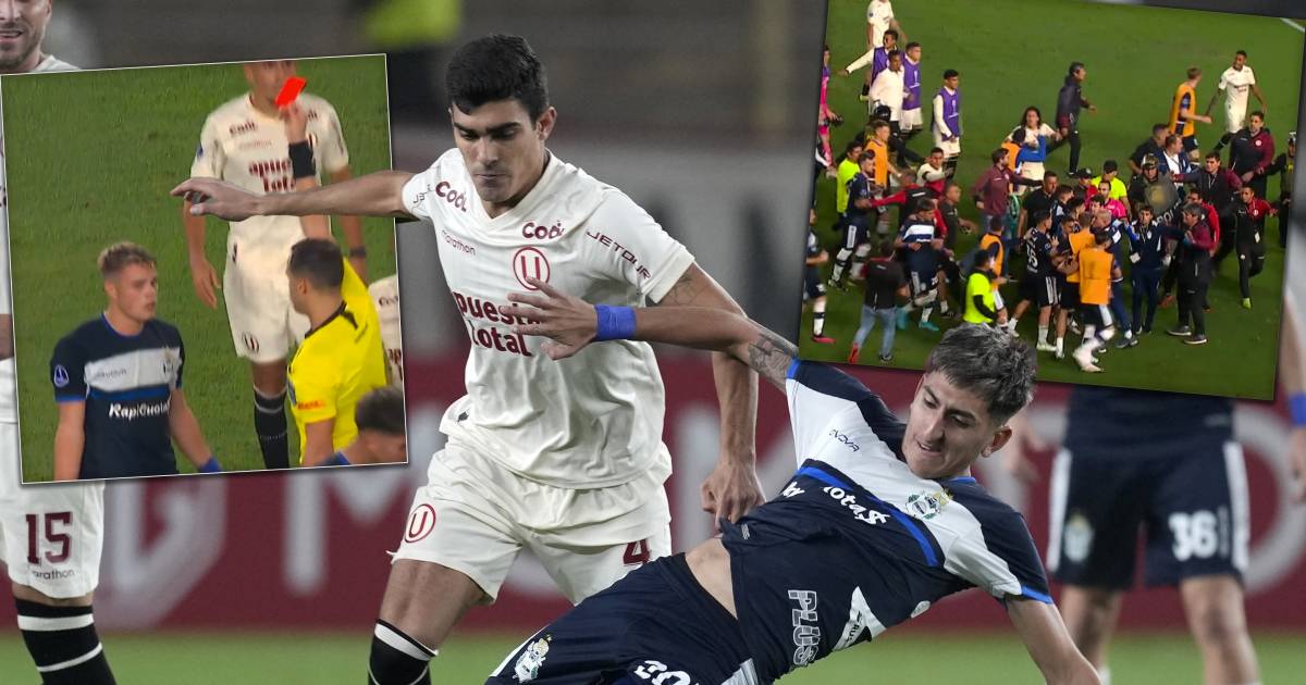 South American duel gets completely out of hand: ten red cards, nine in one minute |  sports