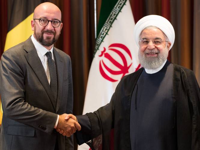 Michel ontmoet Iraanse leider Rohani, uren na oproep Trump om land te isoleren: "Moeten wij altijd honderd procent de VS volgen?"
