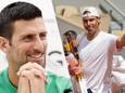 Novak Djokovic ziet Rafael Nadal als favoriet in Parijs.