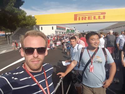 Op de truck over Circuit Paul Ricard