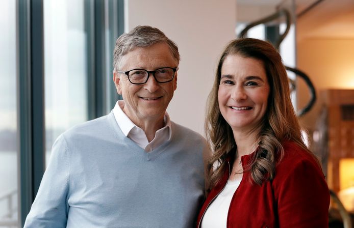 Bill Gates en Melinda French Gates in 2019.