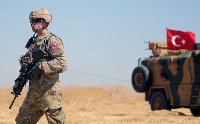 Un soldat turc dans le nord de la Syrie.