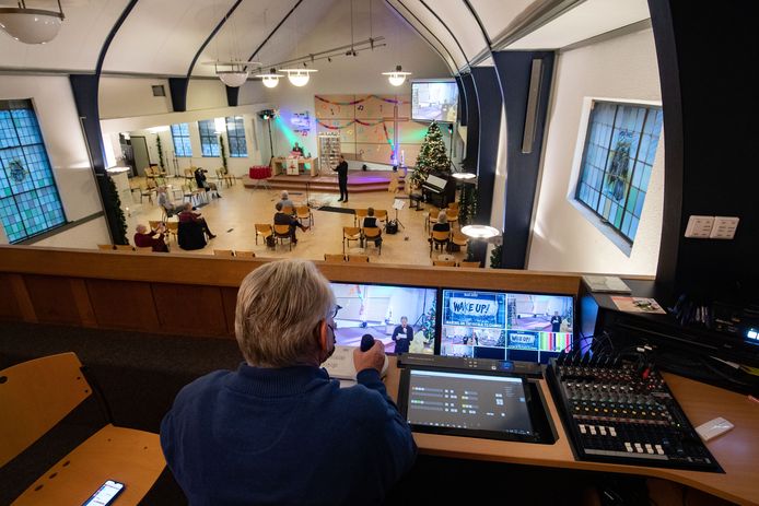 De Emmauskerk in Hattem tijdens de Top 2000 dienst vorig jaar.